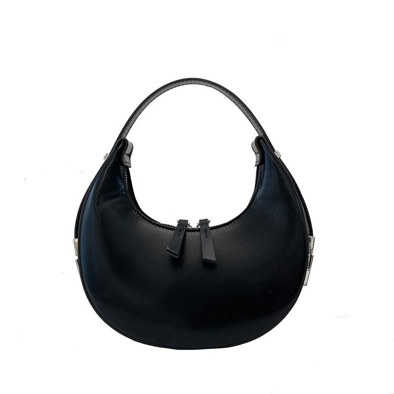 Women's Bag Internet Celebrity High Sense Half Moon Bag Fashion Crescent Armpit Bag 2024 New Casual Shoulder Messenger Bag