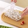 Durable 28/56 Grids Ice Cube Mold Large Capacity Double-layer Ice Box Reusable with Easy-press Lid Ice Cube Maker