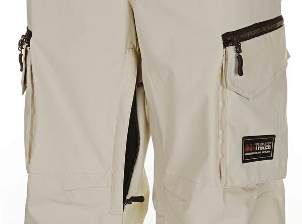 Ensseuli 2324 Nnn - Wide23 Cago Style - Pants - Ivory ( Unisex Snowboard Pants )