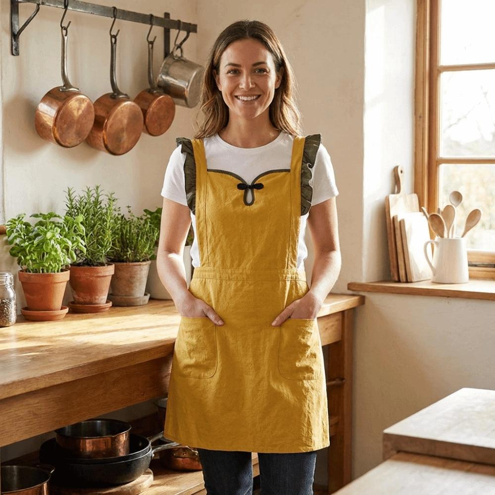 Adjustable Waterproof Apron Breathable Kitchen Apron Creative Cooking Apron  Nail Salons