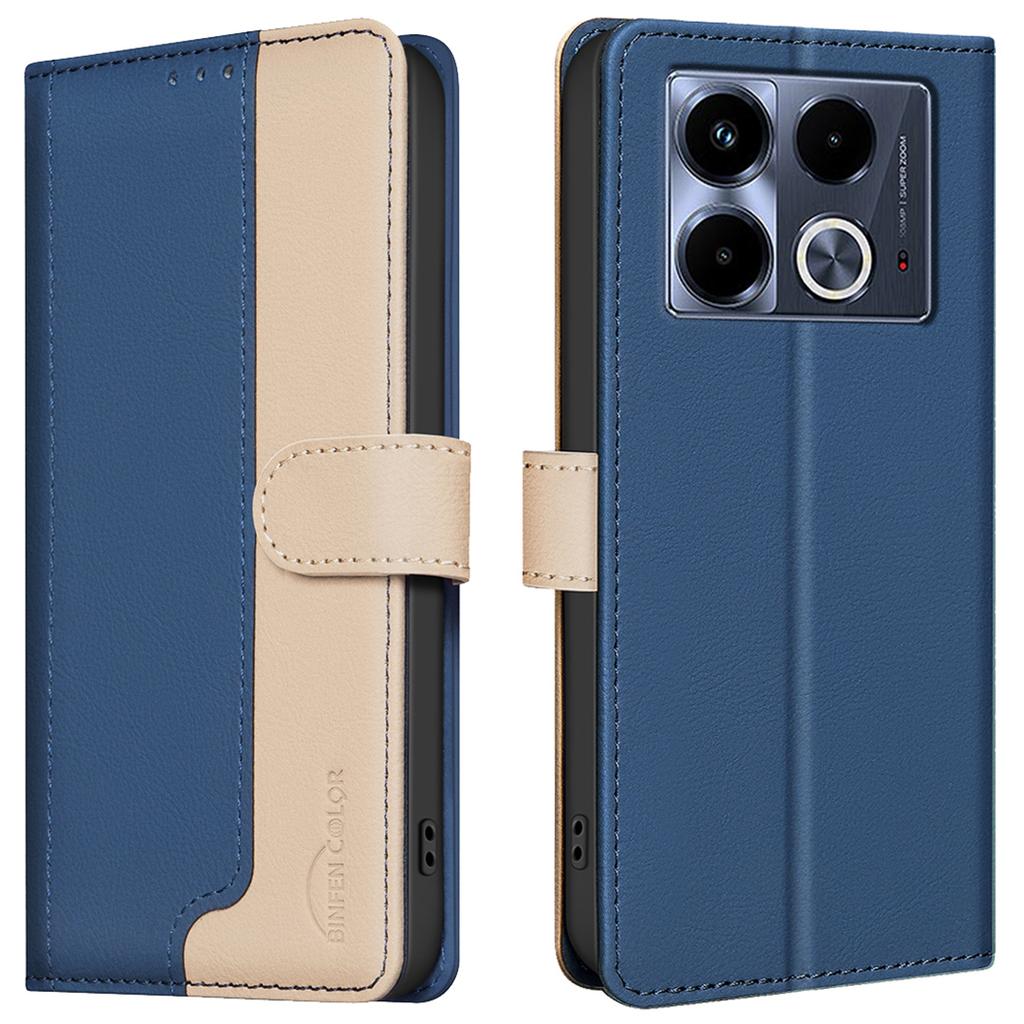 Für Infinix Note 40 Hülle RFID-blockierende Leder-Handyhülle Brieftasche