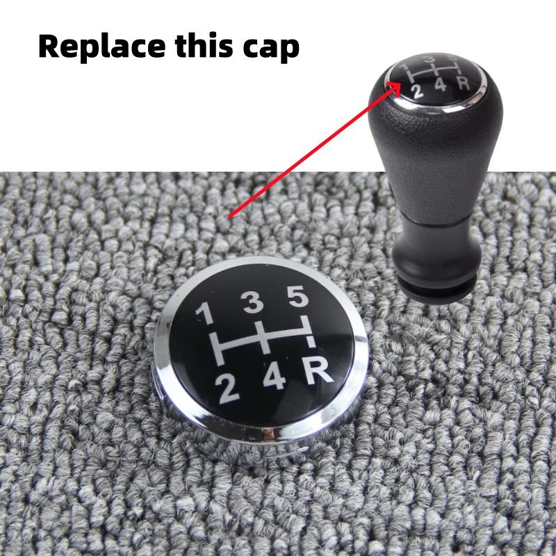Gear Shift Knob Lever Stick Number Emblem Badge Cap for Peugeot Citroen