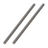 2PCS 304 Stainless Steel Fully Threaded Rod 0.8mm Thread Pitch Right Hand Threads Long Threaded Screw M5 Rods Bar Studs U-bolts