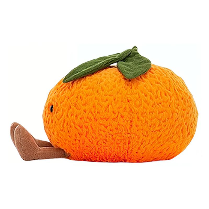 JELLYCAT Fun Food Series Fruit Citrus Orange Doll Plush Doll 9cm Height