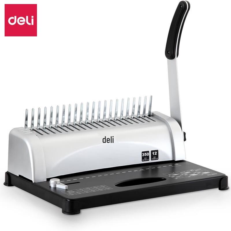 Deli 3870 Manual A4 Comb Binding Machine