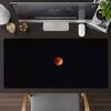 XXL Großes Gaming-Mauspad Mystic Blood Roter Mond Nachthimmel Schreibtischunterlage Rutschfeste Gummi-Mausmatte Tastaturmatten Mauspads Büro-Pad