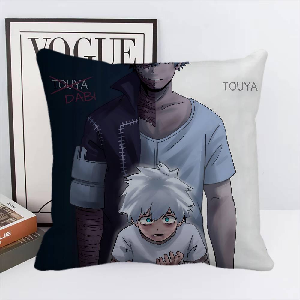 My Hero Academia Dabi Anime Pillow Case Square Pillow Bedroom Sofa Leisure Comfort Cushion Car Living Room Home Decoration