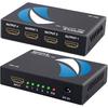 HDMI Splitter 1 in 4 out Full Ultra HD 1080P 4K/2K 1X4 Port Box Hub with US Adapter v1.4 Powered Certified for 3D Support