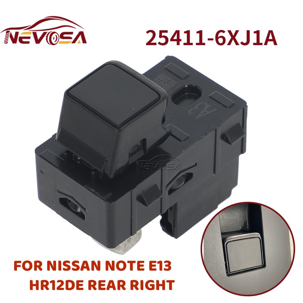 For Nissan Note E13 HR12DE Rear Right Power Window Control Switch Glass Button Unit 254116XJ1A Rear Right