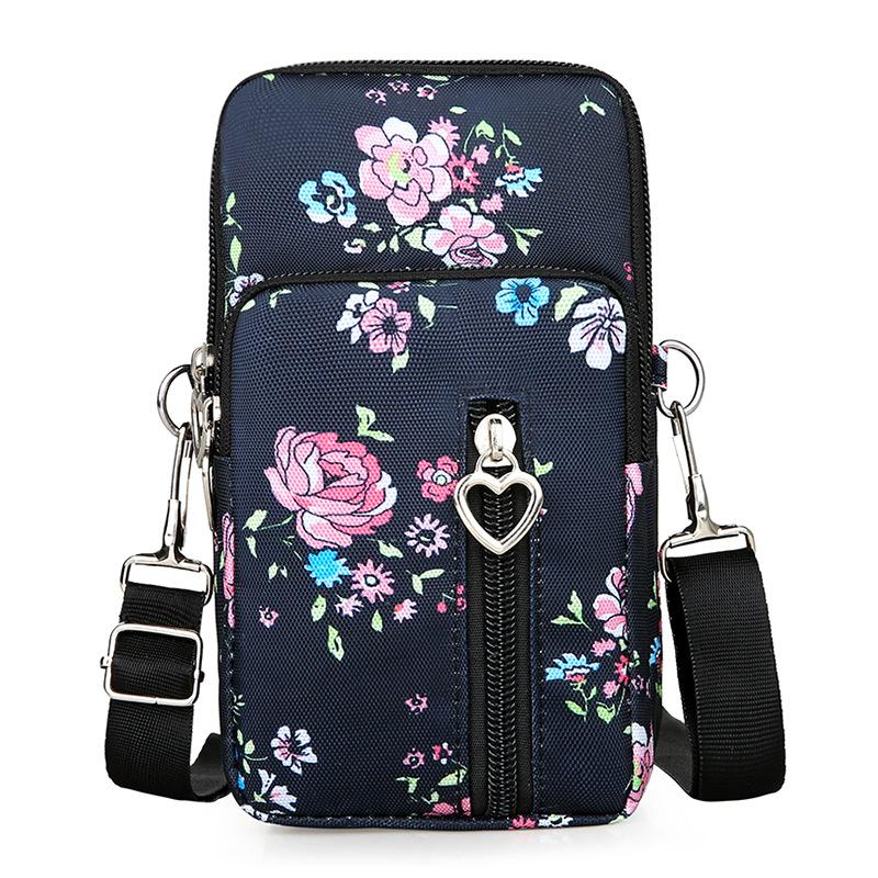 Large Screen Portable Mobile Phone Bag Spring and Summer Mini Small Bag Female Messenger Bag Mobile Phone Bag Change Bag Neck Cloth Bag