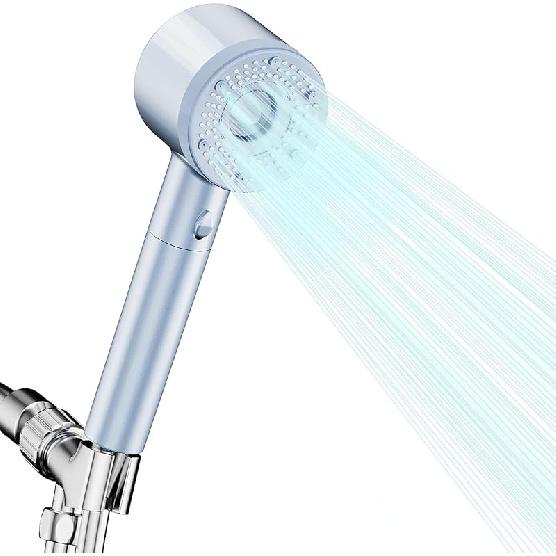 High Pressure Shower Head, Filtered Shower Head with Handheld, Multiple Spray Modes with Pause Switch Water Saving Filter Showerhead,Showerhead Set,