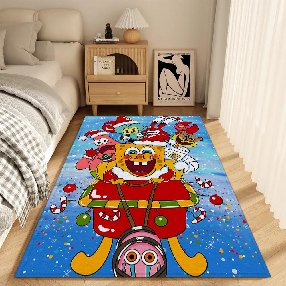 Fashion Entrance Mat Living Room Rugs Decoration S-spongebob Bedrooom Carpet for Kitchen Bath Mats Doormat Front Door Balcony