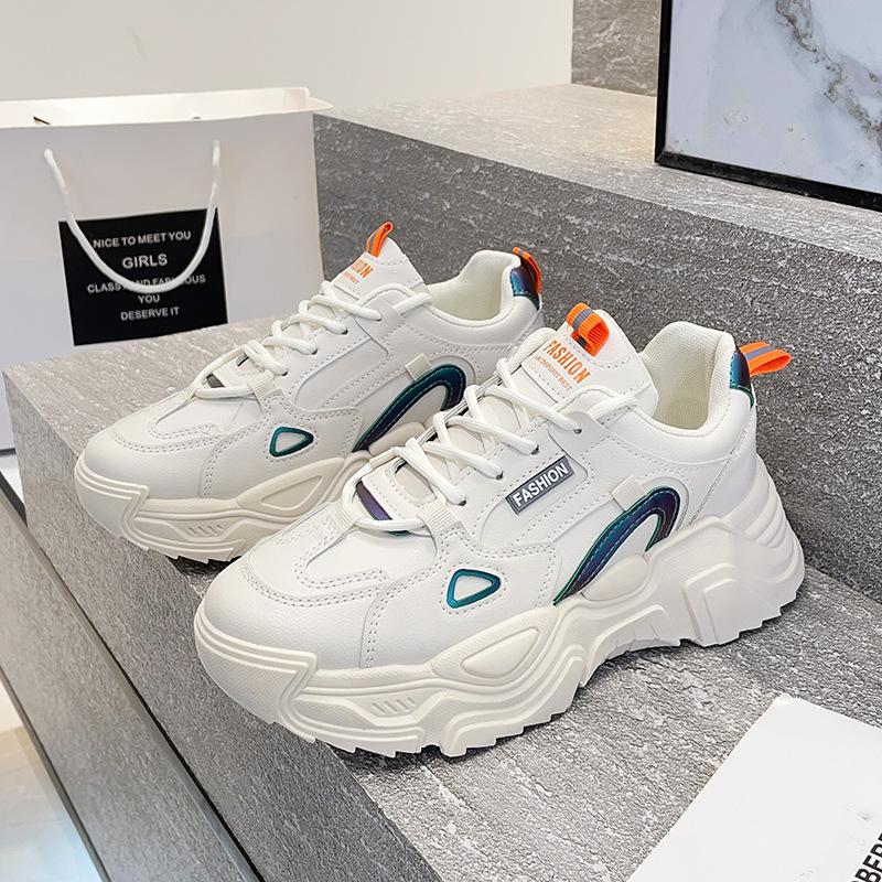 Hyunya Dad Shoes Women'S New Autumn Low-Top Soft-Soled Shoes Versatile Casual Sports Shoes Platform Women'S Shoes Tide