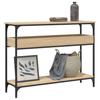 Vidaxl Console Table with Shelf, Sonoma Oak, 100X29X75 Cm