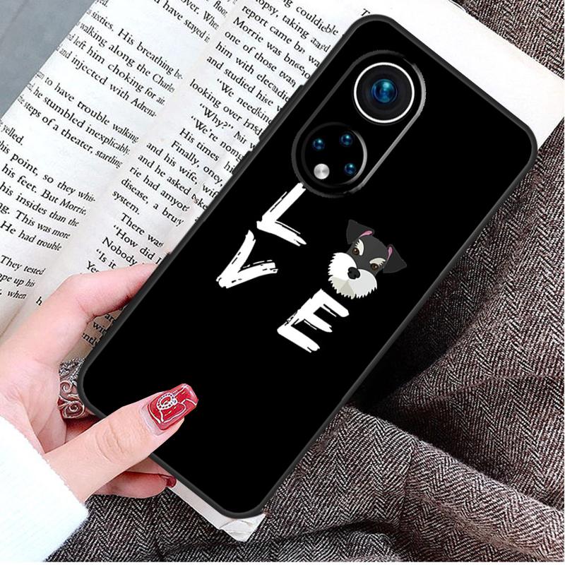 

Schnauzer Puppy Dog Art Case For Honor X9b X8b X6 X7 X8 X9 X6a X7a X8a X9a Honor 70 50 90 Lite Magic 6 5 Pro Cover Honor 90