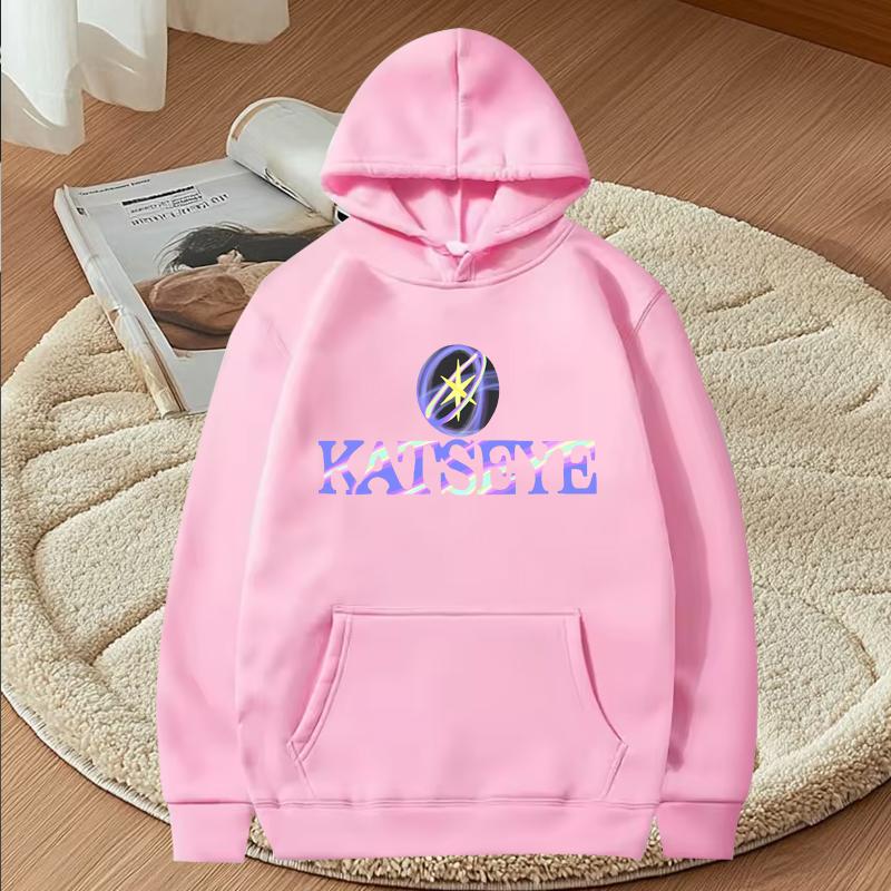 KATSEYE Eye módní klasická mikina pánská dámská vintage Vysoká kvalita Dlouhý rukáv streetwear potisk Grafika oversized mikina