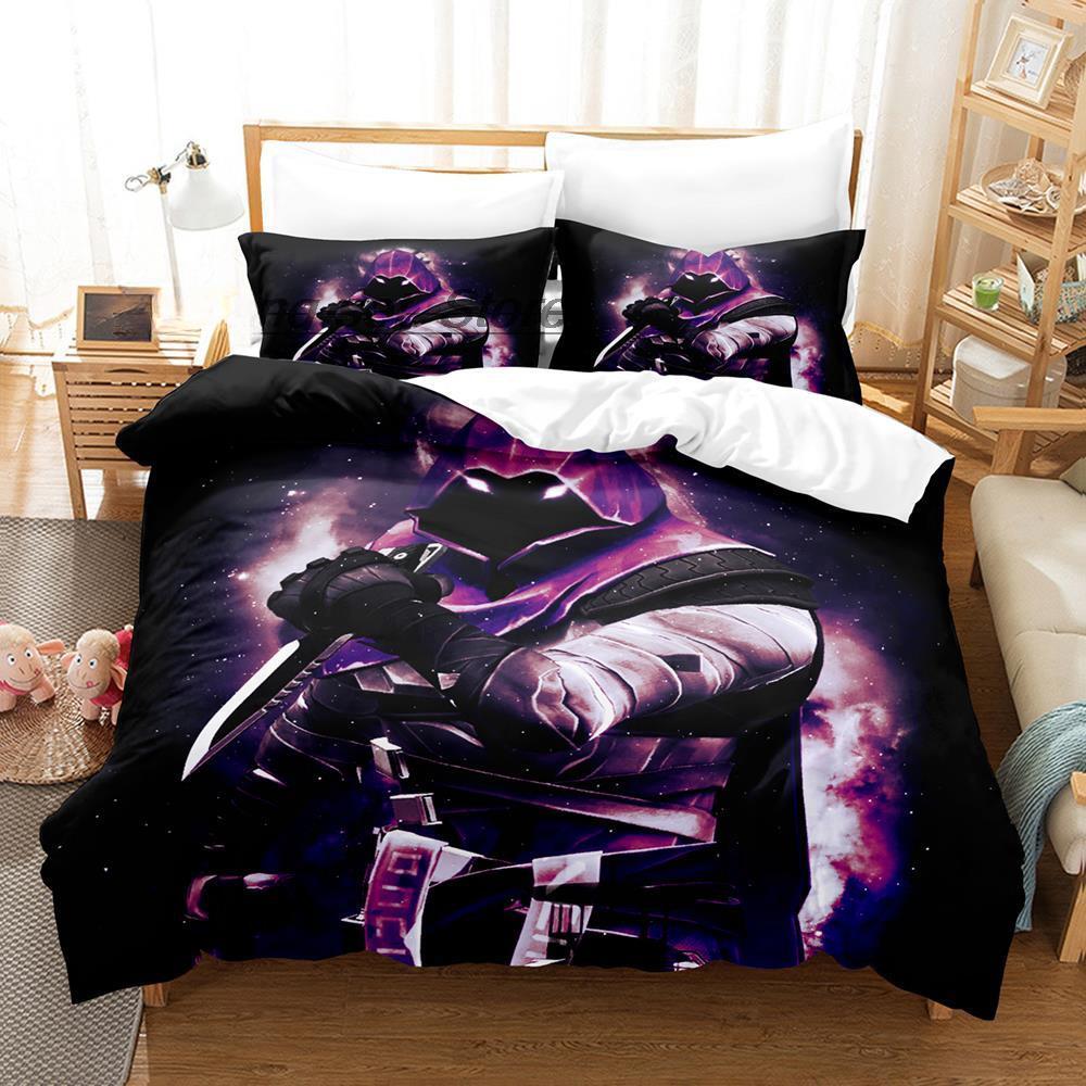 Spill VALORANT Omen Sengetøy Sett Enkelt Twin Full Queen King Size Sengesett Voksen Barn Soverom Dynetrekk Sett Anime Laken Sett