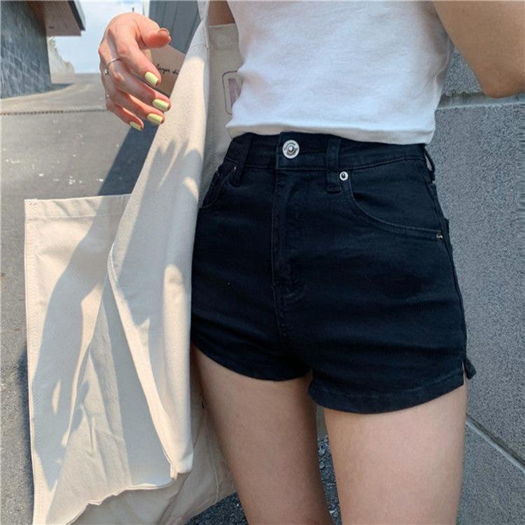 Women's High Waist Denim Shorts 2025 - Summer Stretchy Butt Lifting Hot Pants, Sexy Slimming Short Jeans