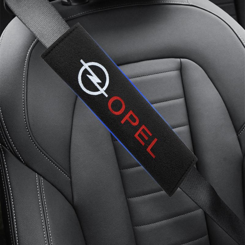 2Pcs Car Seat Shoulder Belt Cover Protector Pad Auto Accessories For Opel Astra J G Insignia Corsa D Vectra C Zafira a Auto Gadgets