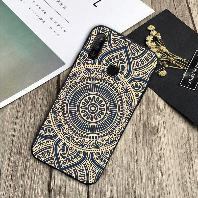 Mandala Flower Totem For Huawei Nova 5T 9 10 SE 7i 8i 11i 12i Y73 Y90 Y70 Y72 Y61 Y91 P60 Pro P40 P30 Lite Case