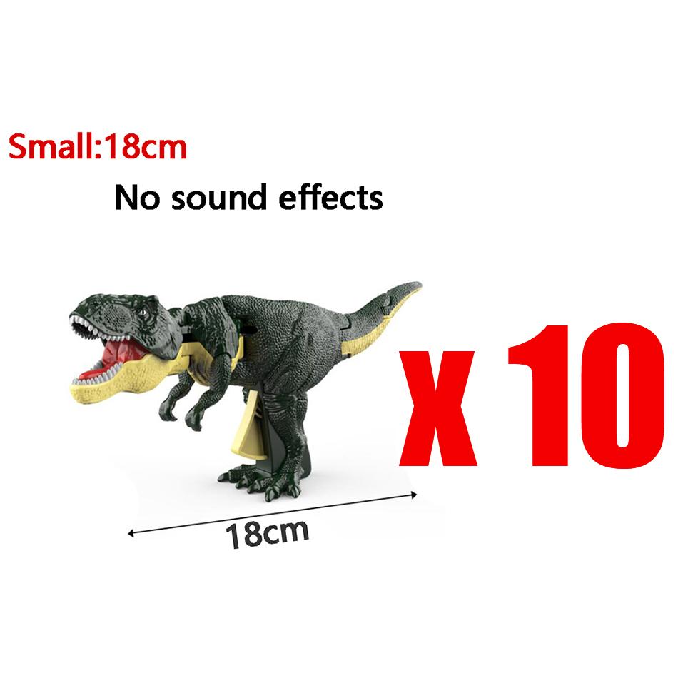 Children Decompression Dinosaur Toy with Sound Hand-operated Telescopic Swing ZaZa Dinosaur Fidget Toy for Kids Xmas Gift