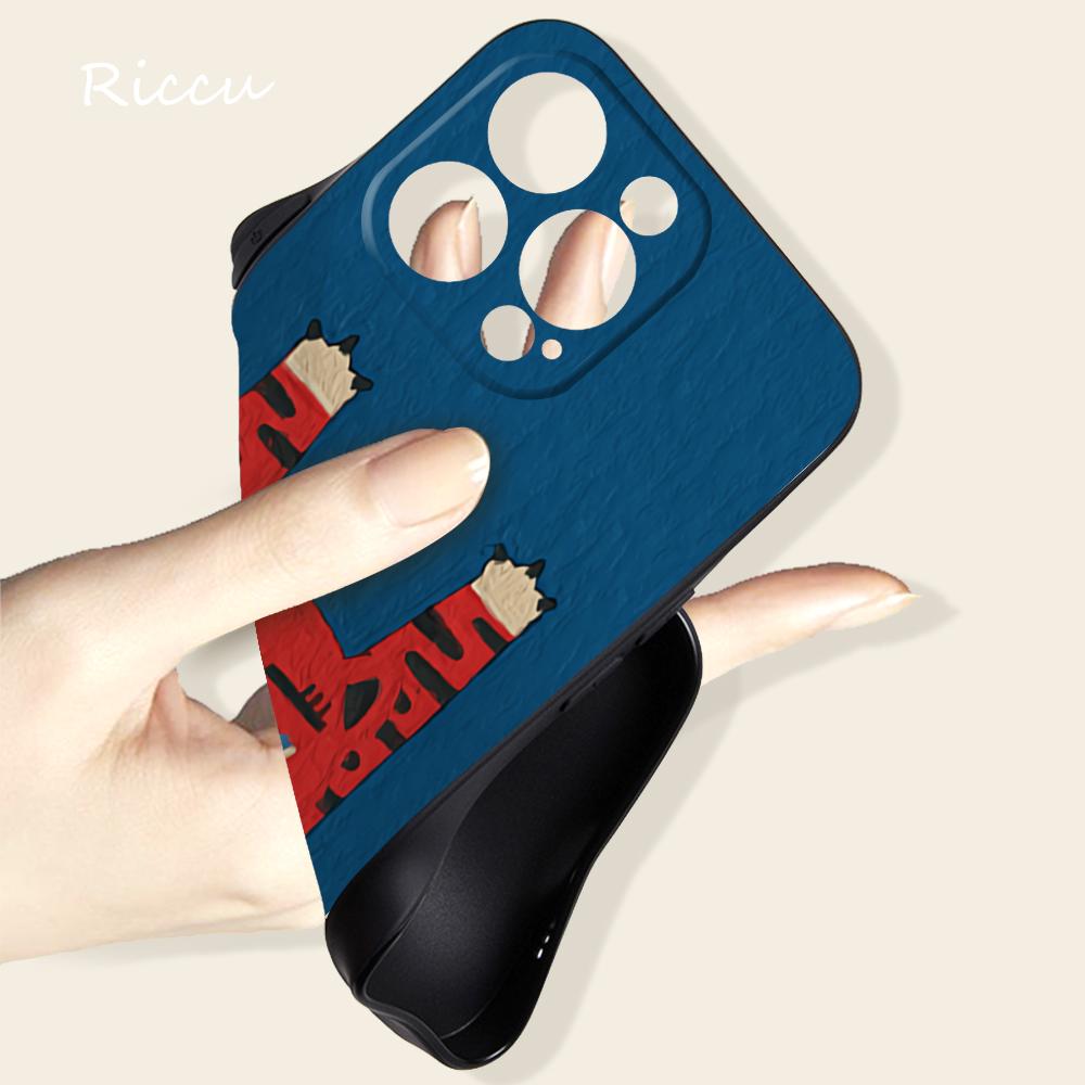 New Beckoning Tiger Phone Case 14 11 12 Pro 8 7 14 Plus 2020 X Pro 14 MAX 13 MINI XR XS Soft Cartoon Sleeping Cat Phone Covers