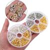 1Box 6 8 10mm Gold Silver Color Metal Open Jump Rings Set Accessory Kit For DIY Bracelet Necklace Chain Jewelry Making Connector
