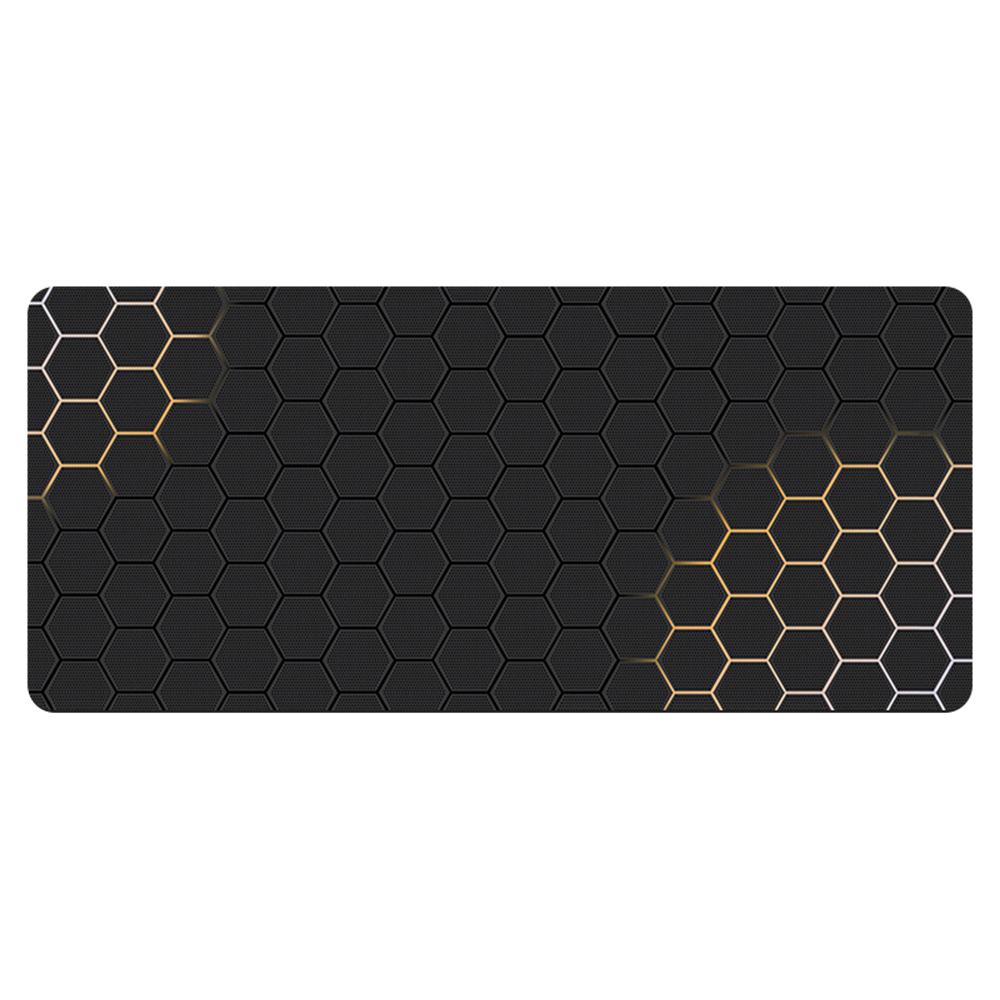 

300x750x3mm Honeycomb Pattern Anti-slip Rubber Mouse Pad Computer Desktop Mat E