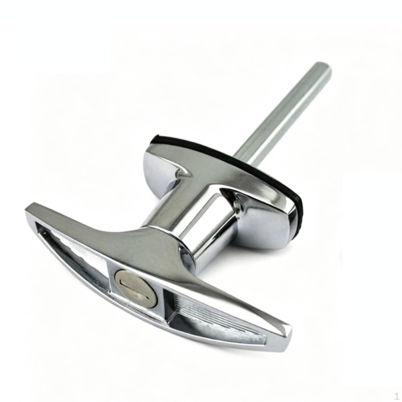 T Handle Lock AntiBurglary Cam Includes 2 Keys Industrial Hardware for Electrical