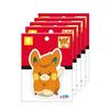 Showa Note Pamo Water Pokémon Die-Cut Stickers, Resistant, 5-Pack, 7927290085