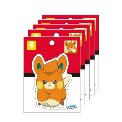 Showa Note Pamo Water Pokémon Die-Cut Stickers, Resistant, 5-Pack, 7927290085