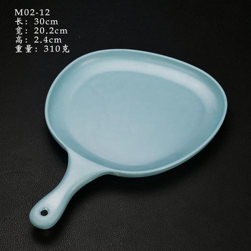 Smash Resistant Melamine Tableware Dinner Plate Western Food Plate Pizza Plates Handle Steak Plates Sushi Dish Fruits Snack Tray