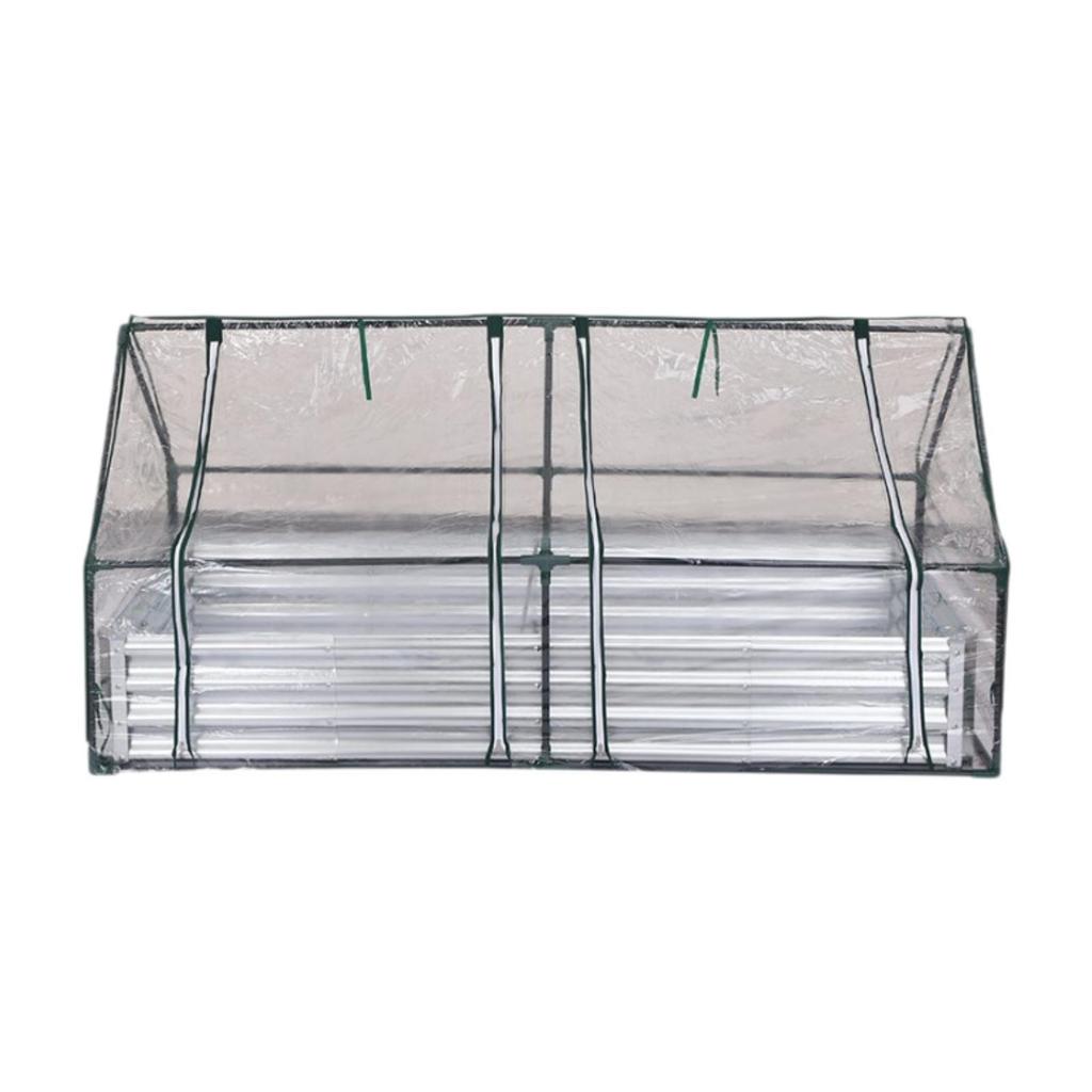 Mini Greenhouses Rustproof W/ Zippers Gardening Toolkit Grow Tunnel for Vegetables and Flowers Home Use Winter Plants Outdoors