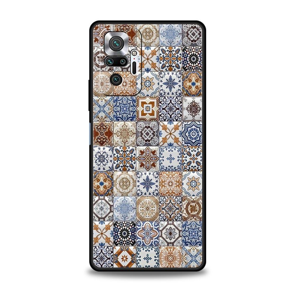 

Чехол для телефона для Xiaomi Redmi Note 14 13 12 5G 11 10 Pro Plus 4G 9S 9 14C 13C 12C 10C 9C 9A Мягкий ТПУ Чехол Мандала Цветочный тотем Redmi Note 14 4G