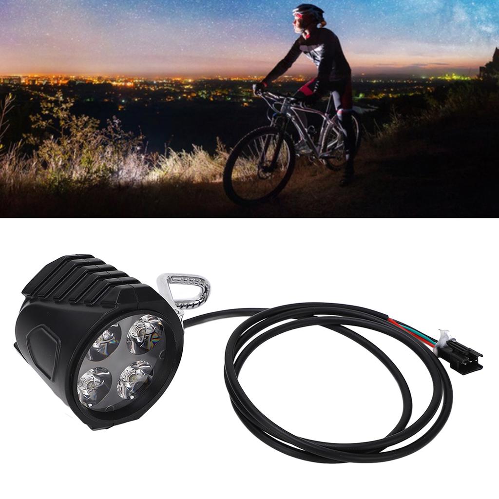 10 Inch Electric Scooter Front Light Universal 12?72V 2 in 1 Electric Bike Horn Headlight for Cycling Accessories