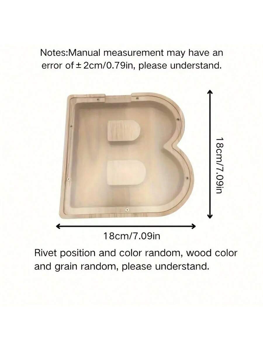

18см Буквы Английский Копилка Деревянная Коробка для Сбора Монет Банка Коробка для Хранения Монет Настольное Украшение Домашний Декор Поделки Рождественский Подарок