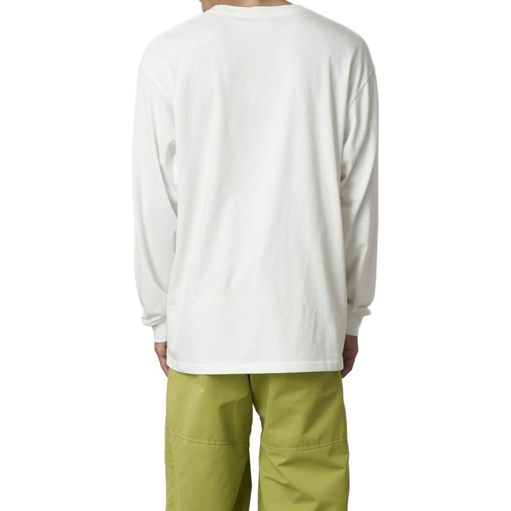 Gramicci One-Point Logo Long Sleeve Tee G5FUT100 WHITE M