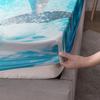 Undersea Creature Dolphin Pattern Mattress Three-Piece Digital Printing Bedding Set Adult Children