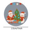 100-500Pcs New Merry Christmas Stickers Gift Packaging Seal Labels for New Year Decor, Greeting Cards, Candy Bags Stickers