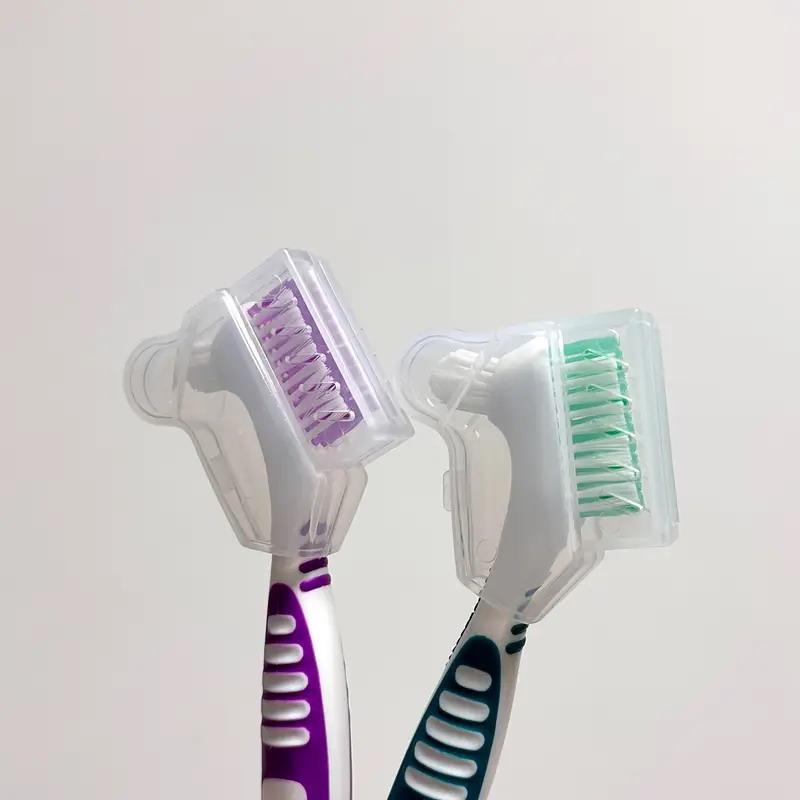 3/1Pcs Dental Brush Protector Covers Breathable With Vent Holes Portable Dental Brush Head Storage Case Home Or Travel
