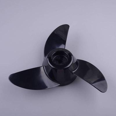 3 Blades Boat Outboard Propeller Fit for 55lb 62lb 86lb Thrust Electric Trolling Motor Black
