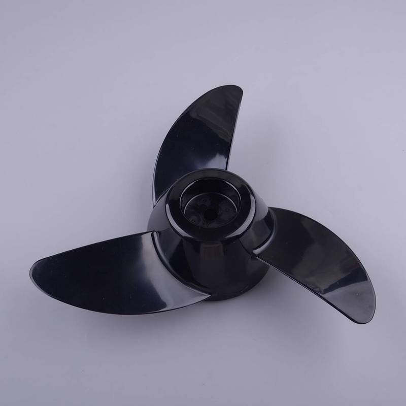 

3 Blades Boat Outboard Propeller Fit for 55lb 62lb 86lb Thrust Electric Trolling Motor Black