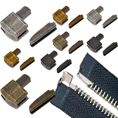 5 Sets DIY Naaigereedschap Kleermaker Open Einde Rits Reparatie Metalen Bodemstopper Accessoires