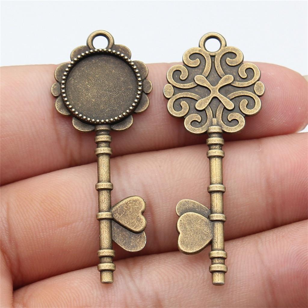 Accessories Parts Fit Round 16Mm Glass Cabochon Base Setting Tray Minimalist Jewelry Components QA017