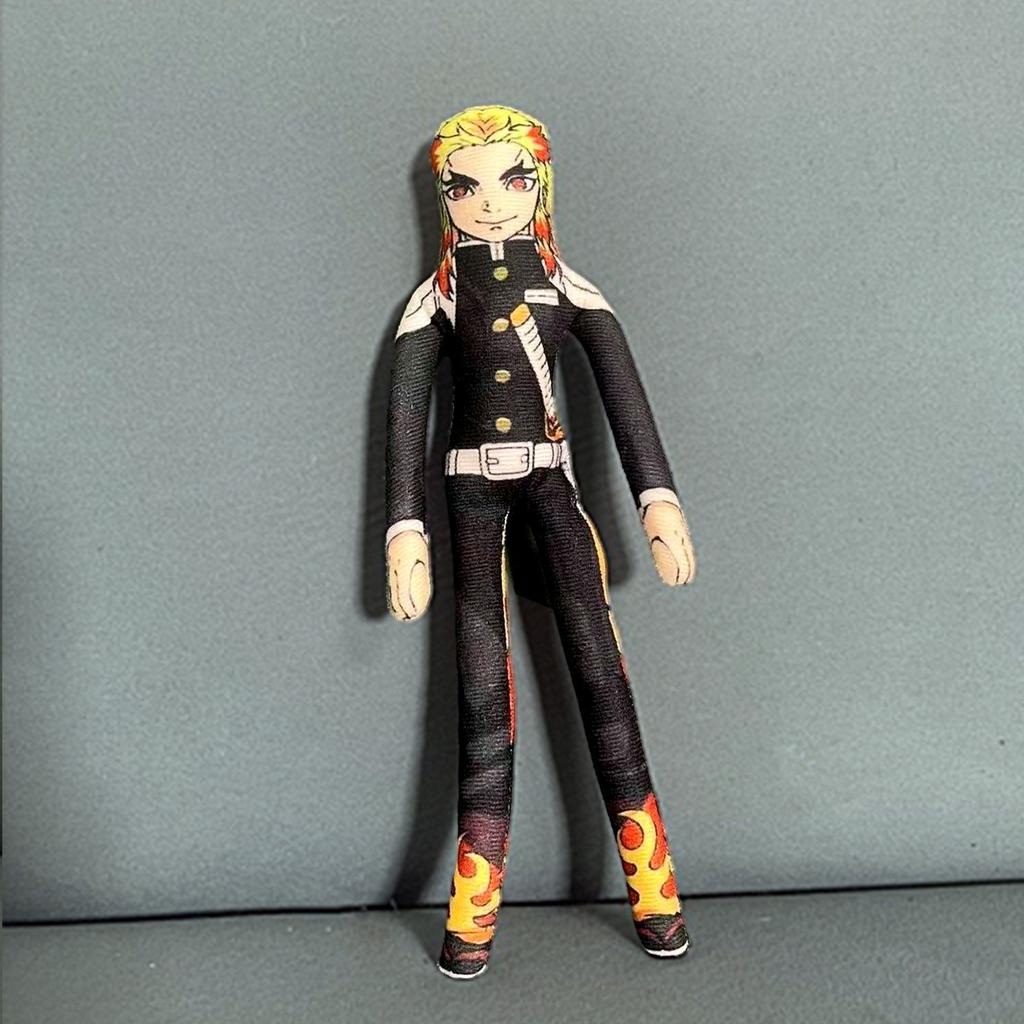 Poseable Toy With Wire Skeleton Abstract Body, 28Cm Demon Slayer Tanjiro Neko Zenitsu Cosplay Plush Mouse Figure