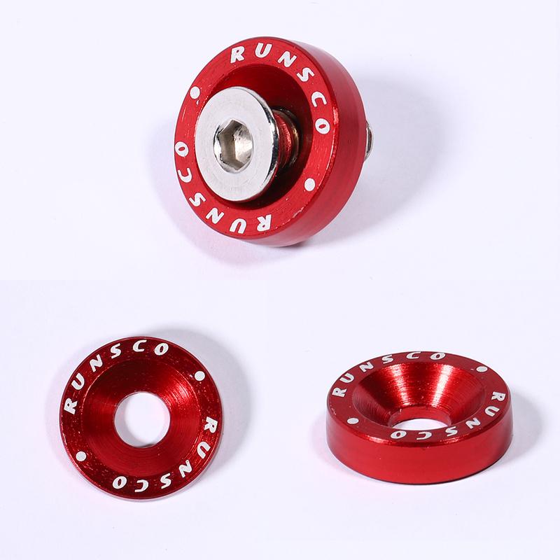 Aluminum M8 Fender Washers and Bolt Engine Washer Bolts for Honda Nissan Bmw Tuning Car Universal 6Pcs/Pack