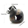 Aquarium Resin Vase Decor Betta for Tank Accessories for Freshwater and Saltwate