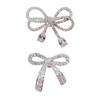Elegante Schleife Strass Brosche Schnalle Anstecknadel für Damen Mädchen Schleife Schnalle Anstecknadel Cardigan Clip Schmuck Brosche Accessoires