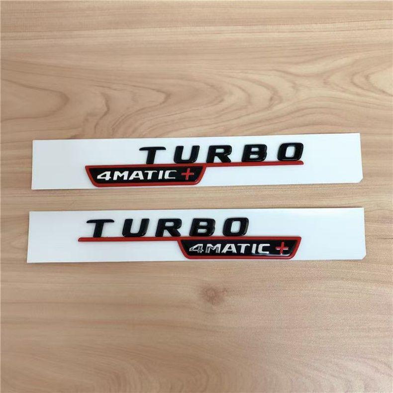 Mercedes AMG 4MATIC+ Biturbo Turbo Fender Emblem