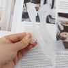 2pcs Transparent Book Clips Book Page Holder Bookmark Books Page Open Holder for Teachers, Students,Ideal for Classroom, Office